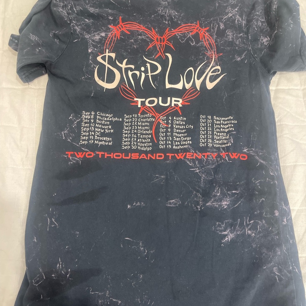 Karol g strip love tour t shirt from 2022